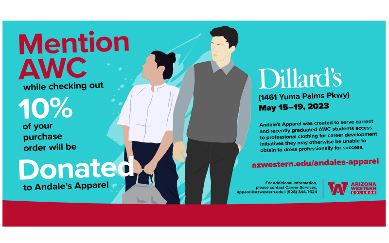 Andale’s Apparel holds Dillard’s fundraiser Arizona Western College